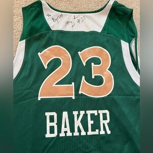 Maurice Baker Signed #23 Warriors Basketball Jersey – Autographed